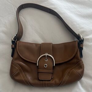 Coach Brown Leather Shoulder Bag